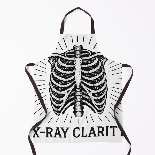 Item preview, X‑Ray Clarity – Radiographer Line‑Art Badge Tee designed and sold by TONSNAP.