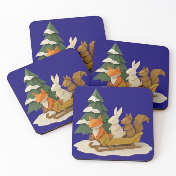 Item preview, Origami Woodland Sled Ride designed and sold by S-Dstyle.