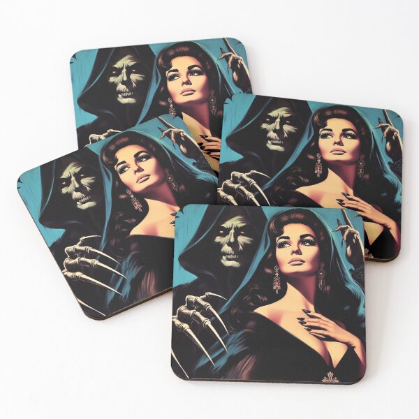 Artikelvorschau, Retro-Horror-Mädchen entworfen und verkauft von PulpVintage.