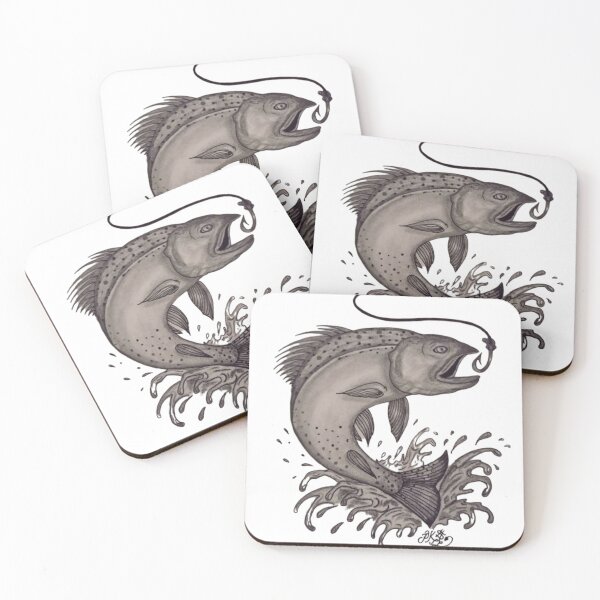 Item preview, fishing drawing designed and sold by pksart1.