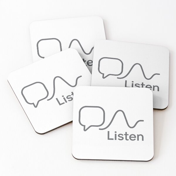 Item preview, Listen – Speech Therapy Icon Line Tee designed and sold by TONSNAP.