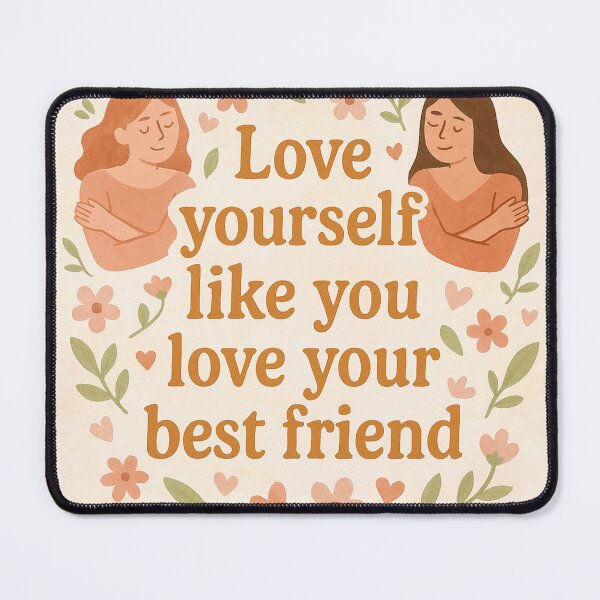 Item preview, Love Yourself Like You Love Your Best Friend designed and sold by Abby's Cribbles.