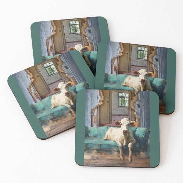 Item preview, COW ON COUCH designed and sold by Tammera.