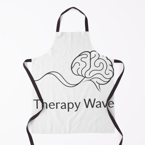Item preview, Therapy Wave – Clinical Psychology Minimal Tee designed and sold by TONSNAP.