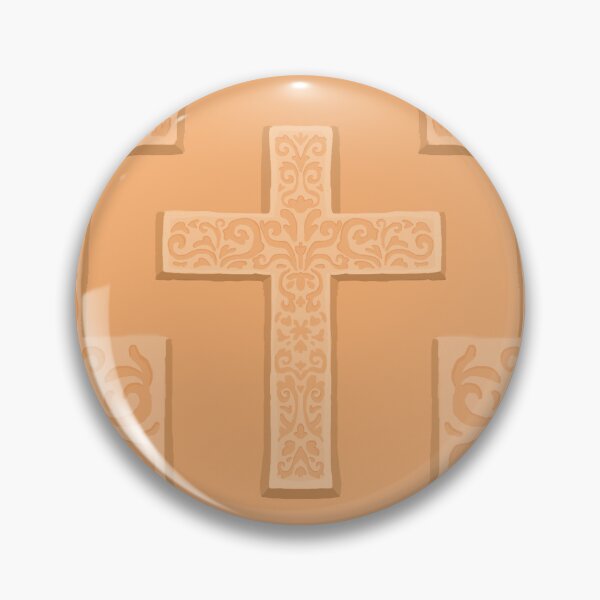 Item preview, Golden Christian Cross designed and sold by TrueVineArt.
