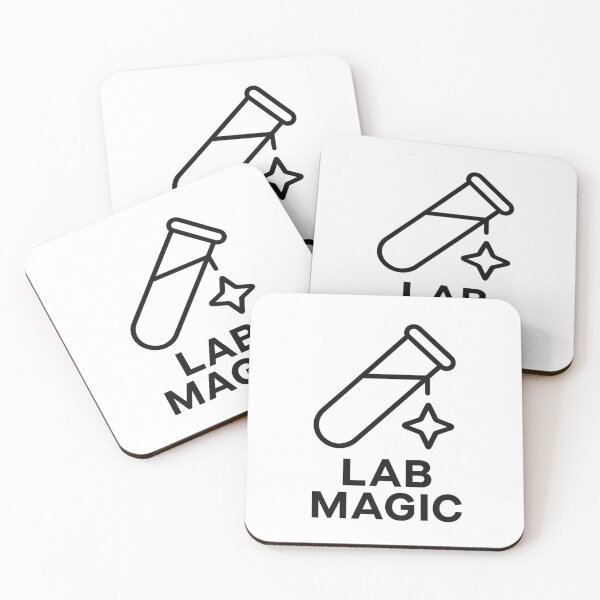 Item preview, Lab Magic – Science Test Tube Badge Minimal Tee designed and sold by TONSNAP.
