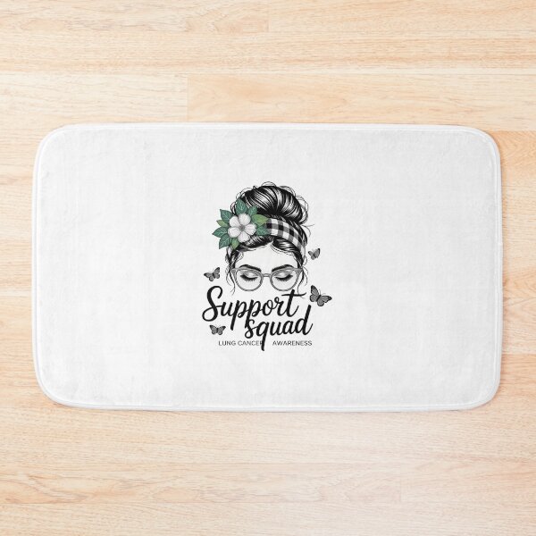 Item preview, Support Squad Messy Bun Leopard Lung Cancer Awareness designed and sold by KarstenNoanra.
