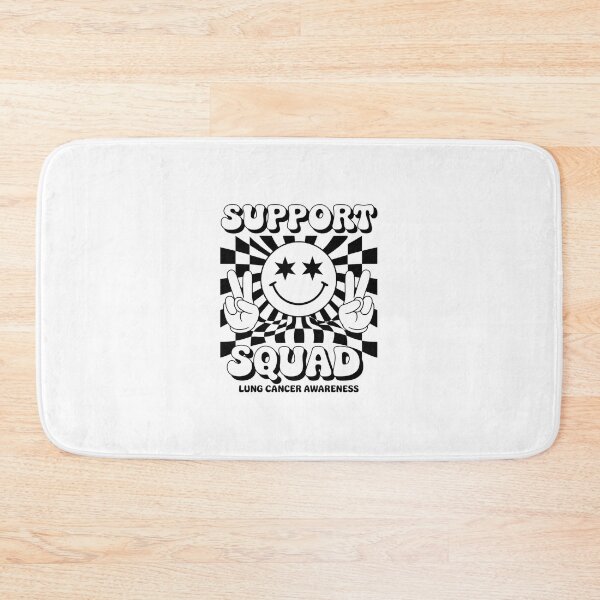 Item preview, Support Squad White Ribbon Warrior Lung Cancer Awareness designed and sold by KarstenNoanra.
