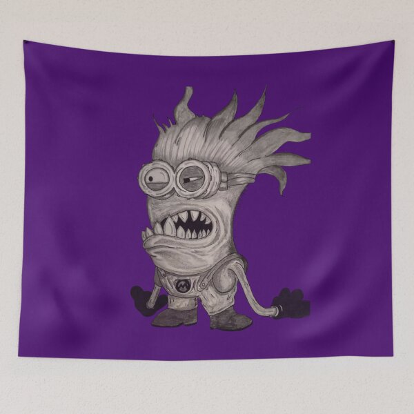 Item preview, purple minion drawing  designed and sold by pksart1.