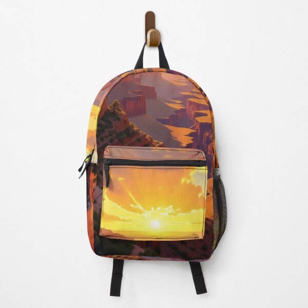 Item preview, Epic Grand Canyon Sunset Illustration with Glowing Cliffs designed and sold by Uniquely Yours.