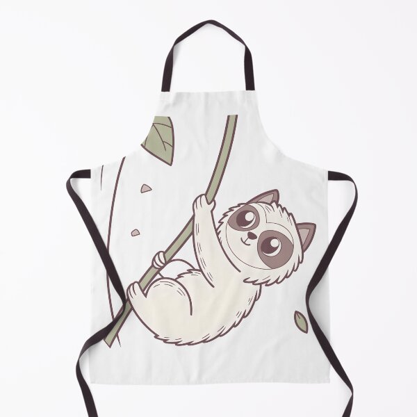 Item preview, Cute Cat Sloth‑Style Rock Climbing Sticker / Climbing Cat Pun Art designed and sold by Nawastyle.