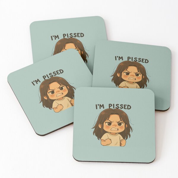 Item preview, Angry Chibi Girl - I’m Pissed Cartoon Expression - Transparent Background designed and sold by konthai.familyart.