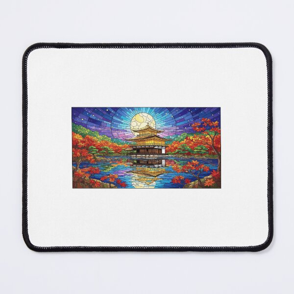Item preview,  Kyoto’s Kinkaku-ji temple with glowing full moon designed and sold by JapanCafe.