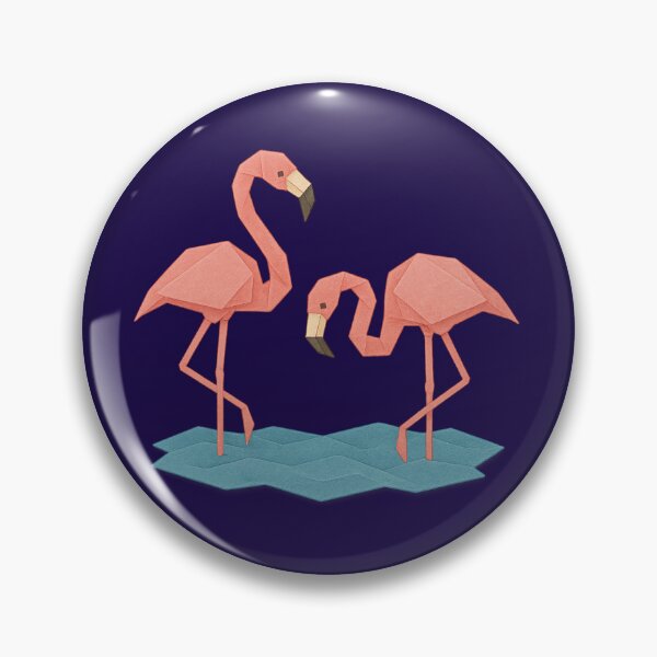 Item preview, Flamingo Fold – Duo in Tranquil Waters designed and sold by S-Dstyle.