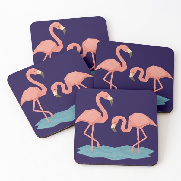 Item preview, Flamingo Fold – Duo in Tranquil Waters designed and sold by S-Dstyle.