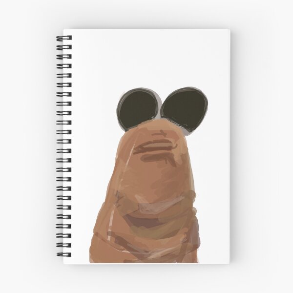 Item preview, Marcus the worm fanart designed and sold by Hannahrose96.