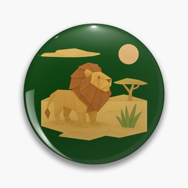 Item preview, Origami King of the Savanna – Bold Paper Lion designed and sold by S-Dstyle.