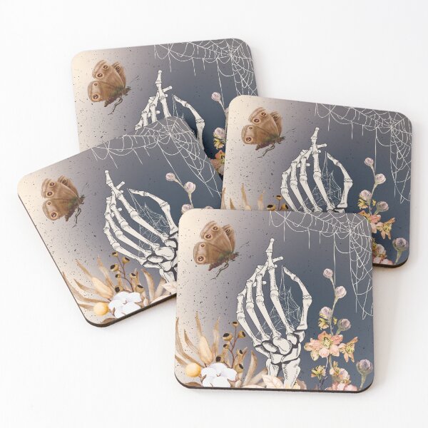 Item preview, Skeleton Hand with Flowers designed and sold by Tao's Inspired Hands.