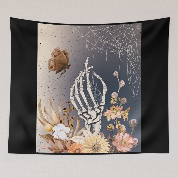 Item preview, Skeleton Hand with Flowers designed and sold by Tao's Inspired Hands.