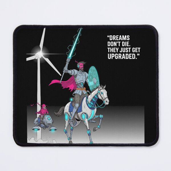 Item preview, "Dreams Don't Die – Quixote Rebooted" designed and sold by RitualRebel.