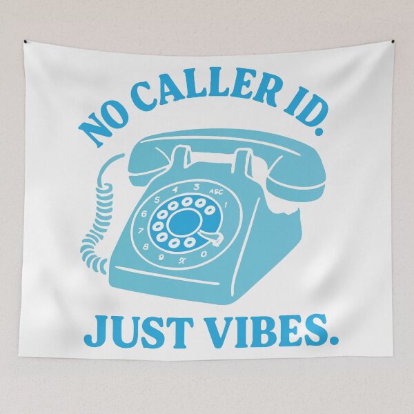 Item preview, No Caller ID, Just Retro Vibes designed and sold by VALQUIRIAMX.