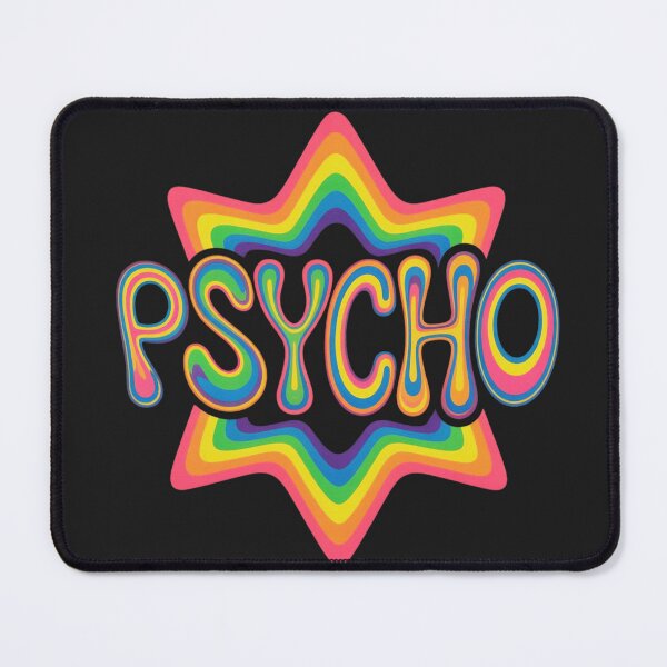 Item preview, digital art illustration depicts the word 'Psycho' designed and sold by aipaint.