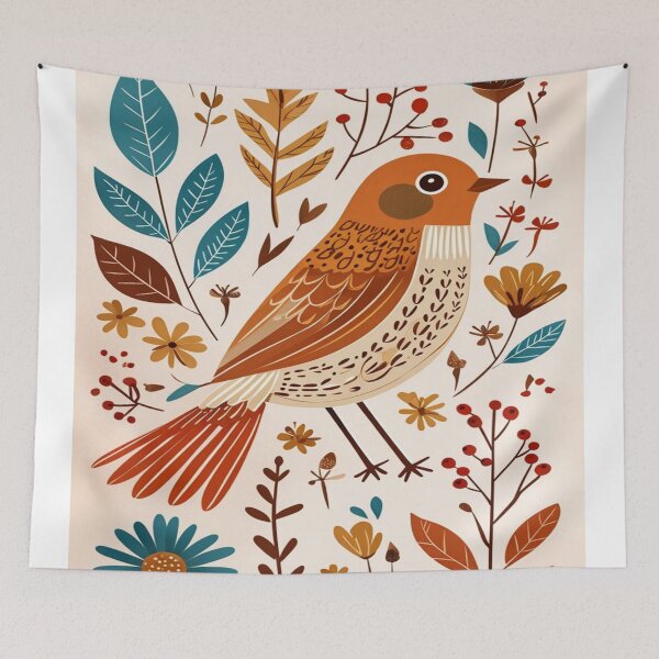 Item preview, A bird among the leaves designed and sold by saly55887.