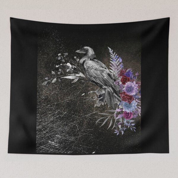 Item preview, Diseño de cuervo gótico designed and sold by Tao's Inspired Hands.