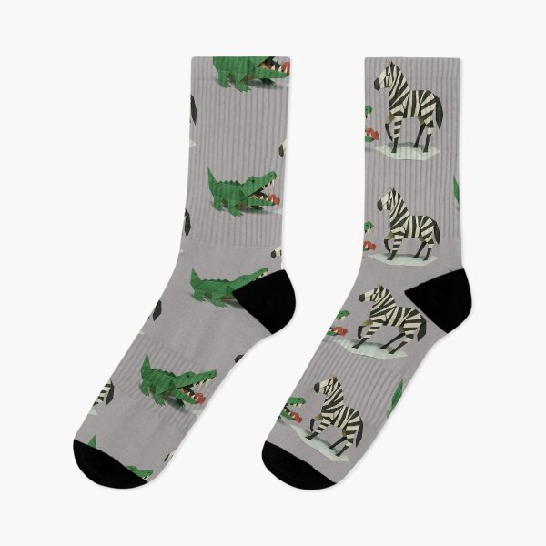 Item preview, Origami Ambush: Crocodile vs. Zebra designed and sold by S-Dstyle.