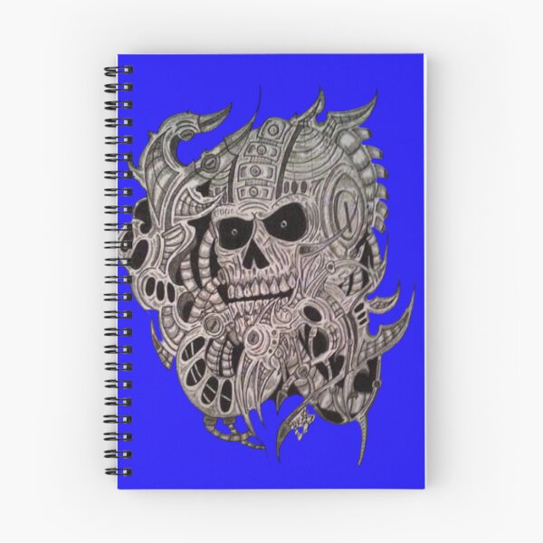Item preview, mechanical skull drawing designed and sold by pksart1.