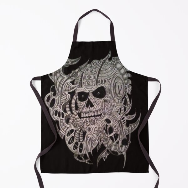 Item preview, mechanical skull drawing designed and sold by pksart1.
