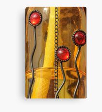 Glass Bottle Art Canvas Print