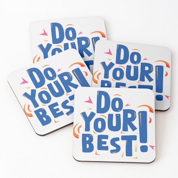 Item preview, Quotes in Blue - Do Your Best! designed and sold by Spreading Smiles.