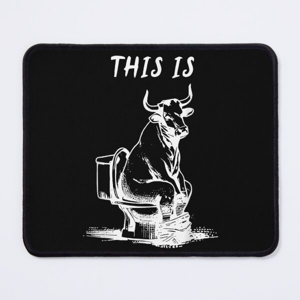 Item preview, This Is BullShit Funny Cow Toilet Humor Jokes Men Women T-Shirt designed and sold by YubitaLeLe.