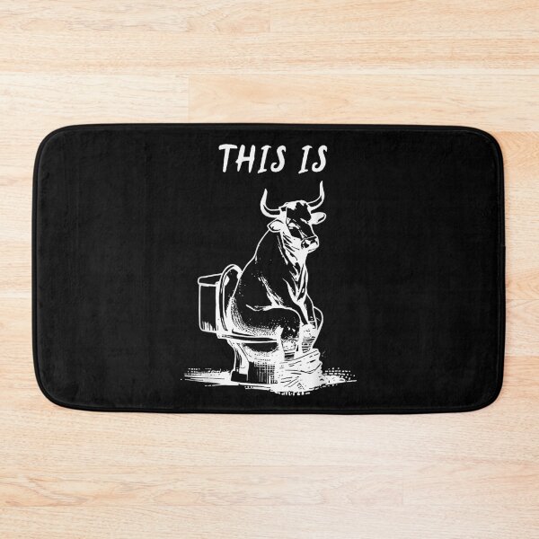 Item preview, This Is BullShit Funny Cow Toilet Humor Jokes Men Women T-Shirt designed and sold by YubitaLeLe.