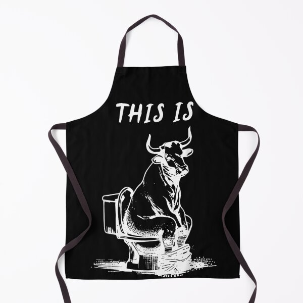 Item preview, This Is BullShit Funny Cow Toilet Humor Jokes Men Women T-Shirt designed and sold by YubitaLeLe.