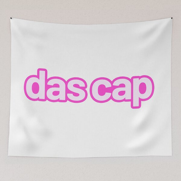 Item preview, das cap, bold pink outline designed and sold by Memes N Lore .