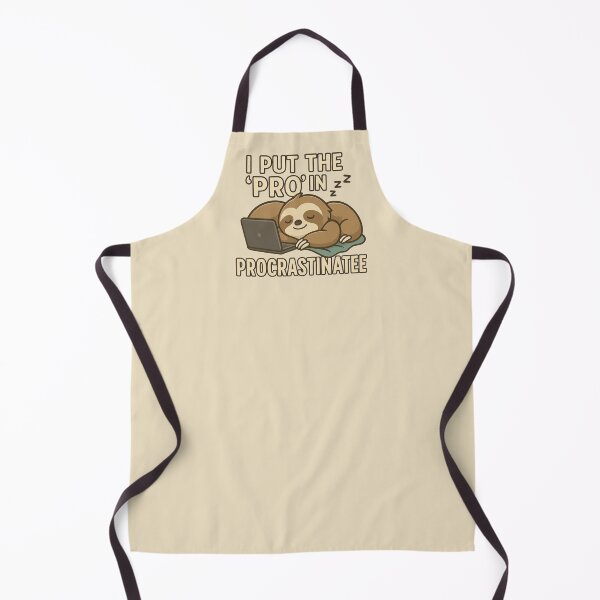 Item preview, Funny Sloth Procrastination Quote – "I Put the ‘Pro’ in Procrastinate" designed and sold by konthai.familyart.