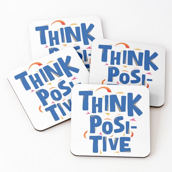 Item preview, Quotes in Blue - Think Positive designed and sold by Spreading Smiles.