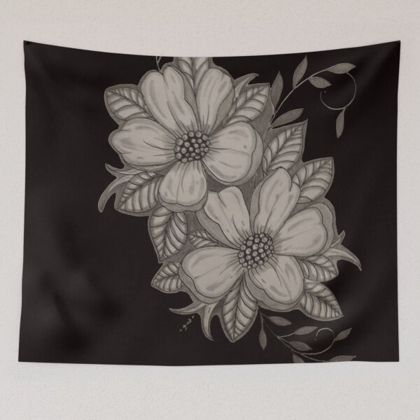 Item preview, flower drawing designed and sold by pksart1.