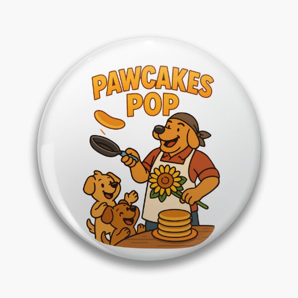 Item preview, Pawcakes Pop Breakfast Dad Dogs designed and sold by Taans-Creation.