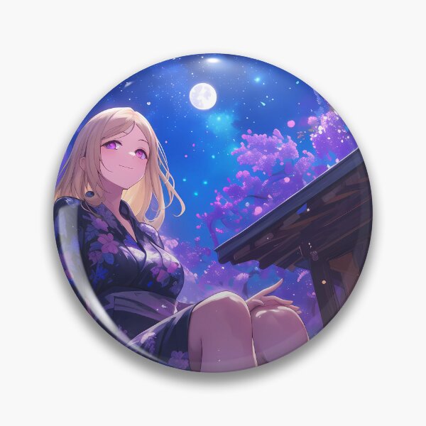 Item preview, Ais Wallenstein DanMachi Anime Moonlit Wisteria Petal Dream designed and sold by juniorcastros.