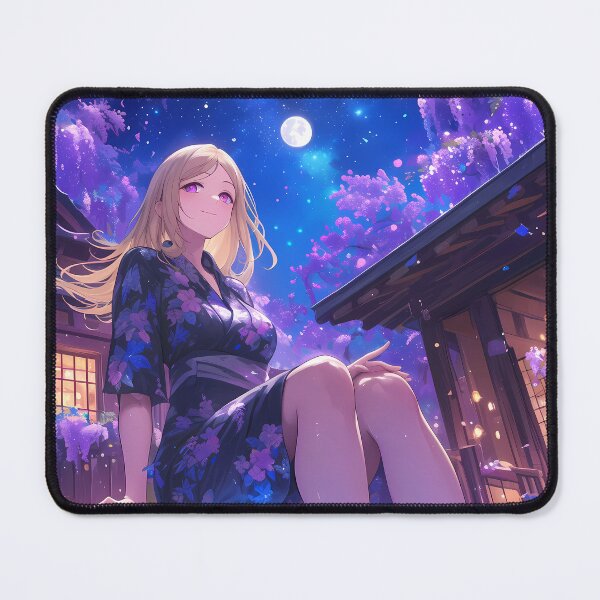 Item preview, Ais Wallenstein DanMachi Anime Moonlit Wisteria Petal Dream designed and sold by juniorcastros.