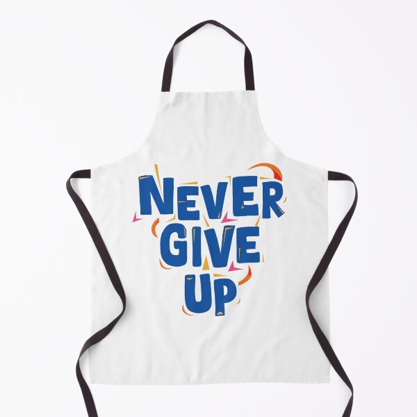 Item preview, Quotes in Blue - Never Give Up designed and sold by Spreading Smiles.