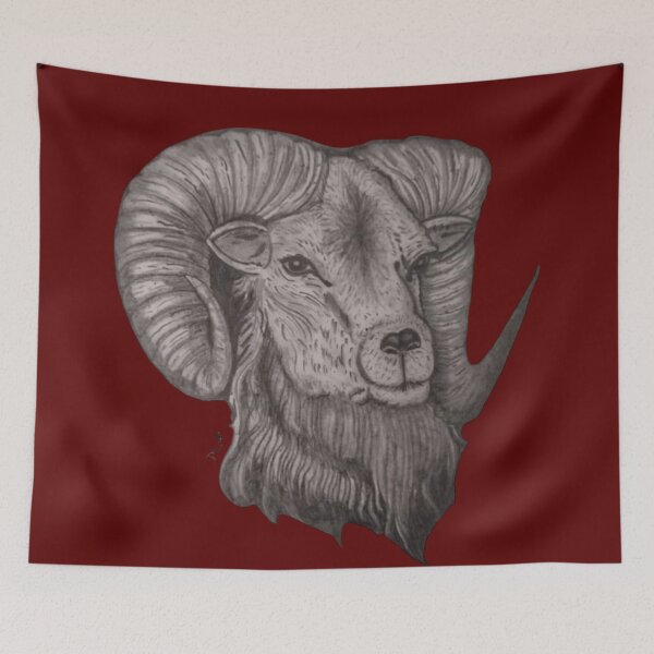 Item preview, Ram pencil drawing designed and sold by pksart1.
