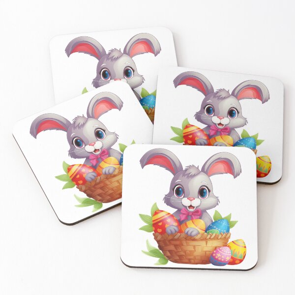Item preview, Bunny Basket Colorful Eggs designed and sold by New-School-Wave.