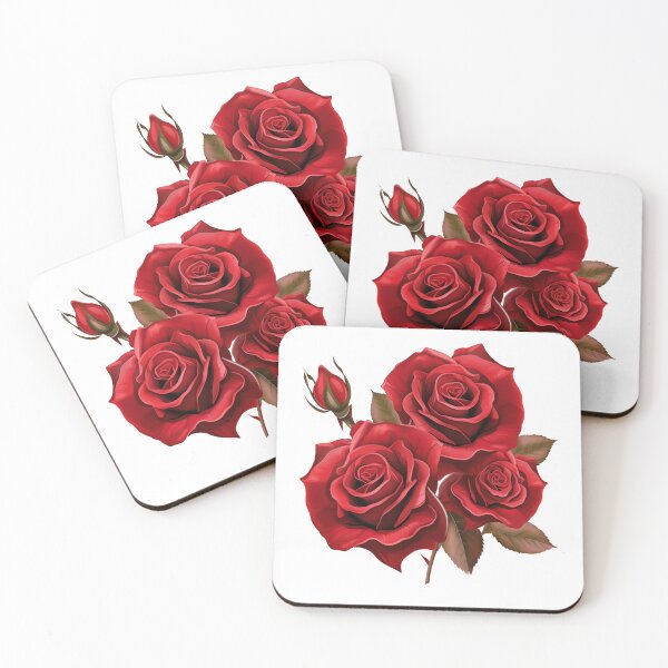 Item preview, Red Roses Bloom Bouquet designed and sold by New-School-Wave.