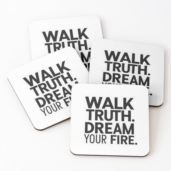 Item preview, Walk Your Truth. Dream Your Fire — Bold Motivational Design designed and sold by Irene Catchmind.
