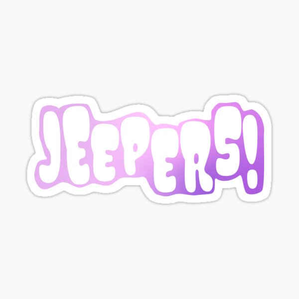 Groovy Jeepers Logo Sticker