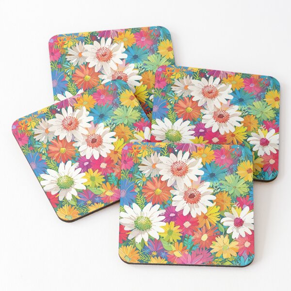 Item preview, Colorful Daisy Artwork designed and sold by CoolPixels.
